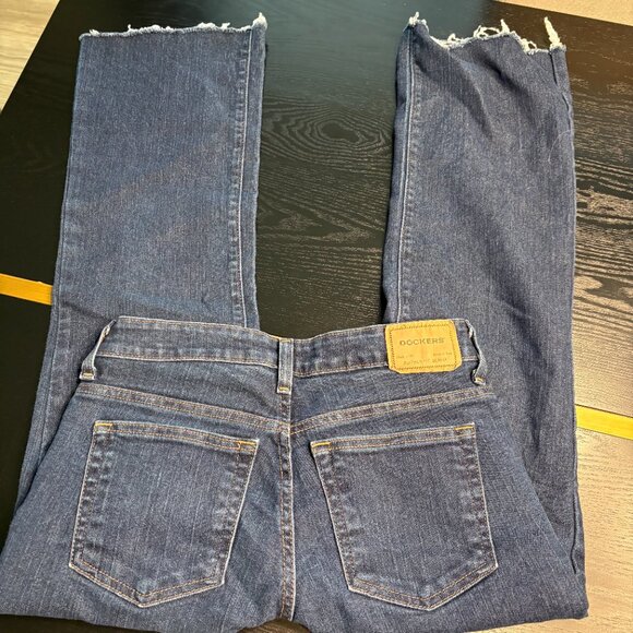 Dockers Jeans with Unfinished Bottom Size 2M EUC - Picture 3 of 9